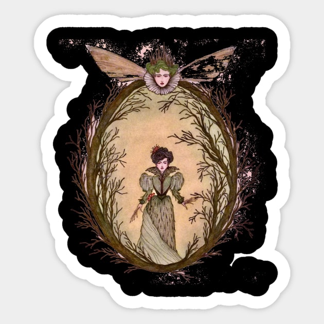 Enchantress Of The Wood Sticker by siskinormadkinfd